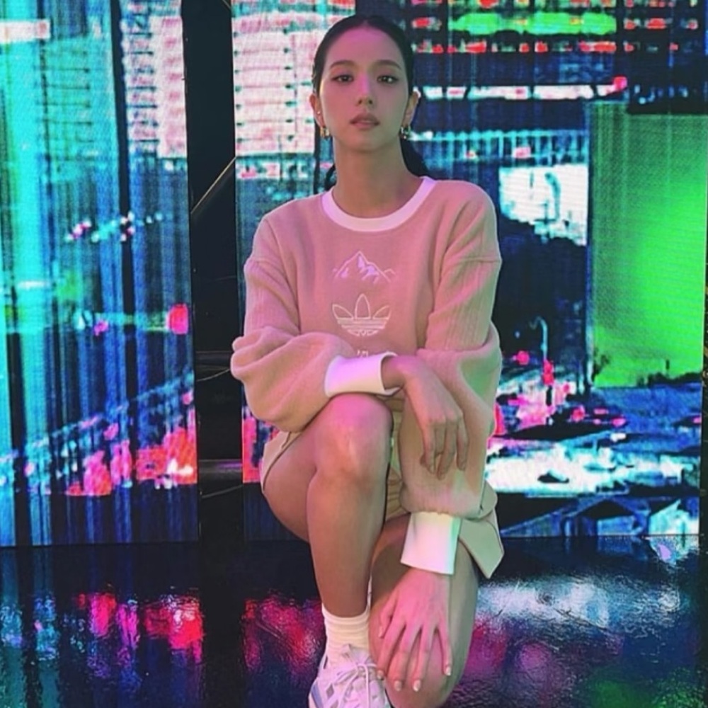 Adidas Beige Fleece Pullover